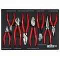 Wiha 34682 Pliers and Cutters Tray Set, 8-piece, classic grip-