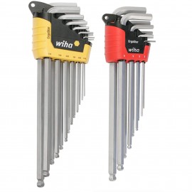 Wiha 66982 Ball End Hex L-Key Set, Metric and Imperial, 22-piece-