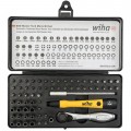 Wiha 75965 System 4 Ratchet and MicroBits Set, ESD safe, 65-piece-