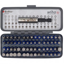 Wiha 76868 Impact Bit Set, 61-piece-