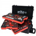 Wiha 92100 Kit In Rolling Tool Box, 194-piece-