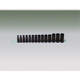 Wright Tool 358 6-Point Deep Metric Socket Set, 3/8&amp;quot; drive, 14-piece-