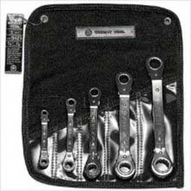 Wright Tool 9429 Ratcheting Wrench Set, 5-piece, SAE-