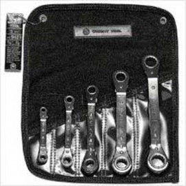 Wright Tool 9429 Ratcheting Wrench Set, 5-piece, SAE-