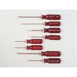 Wright Tool 9463 Screwdriver Set with pouch, 8-piece-