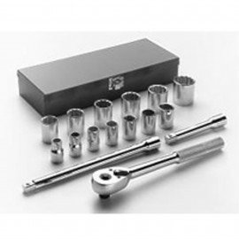 Wright Tool A41 Socket Set, 1/2&amp;quot; drive, 16-piece-