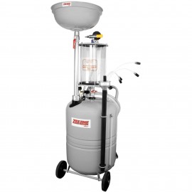 ZeeLine ZE21CMB Oil Drain and Fluid Evacuator, 21 gal, with Measuring Bowl-