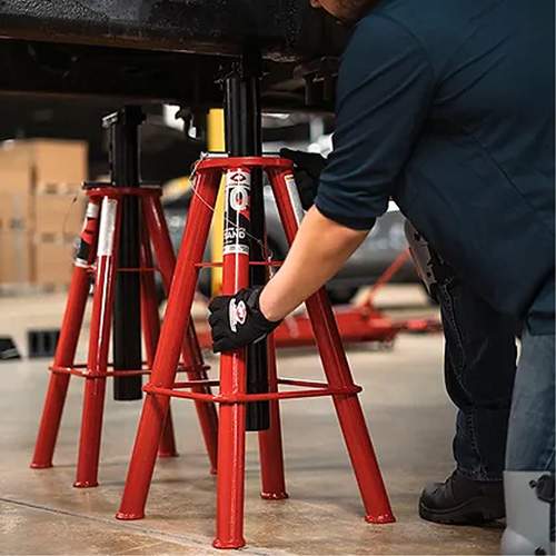 American Forge & Foundry 3310B 10-Ton Pin-Style Struck Stand Set