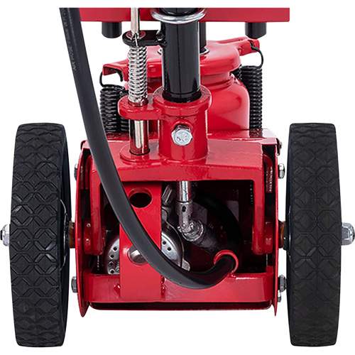 American Forge & Foundry 565F1 22-Ton Air Assist Truck Axle Jack - 1-Piece Handle