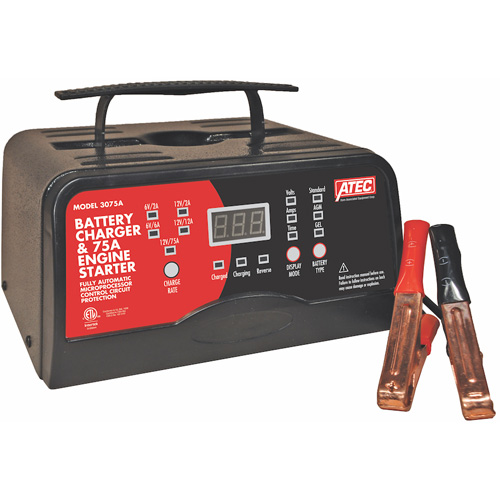 Associated 3075A Atec 6/12V Smart Charger With 75 Amp Start
