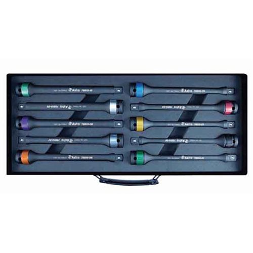 Astro Pneumatic 78810 10 Pc Torque Limiting Aluminum Extension Set