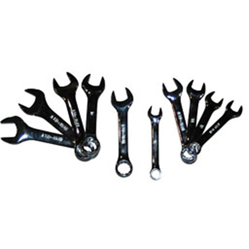 ATD 1180 Stubby Wrench 10-Piece Set Metric