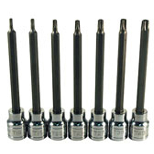 ATD 13774 Extra Long Star Bit Socket Torx Set, 7 Pc.