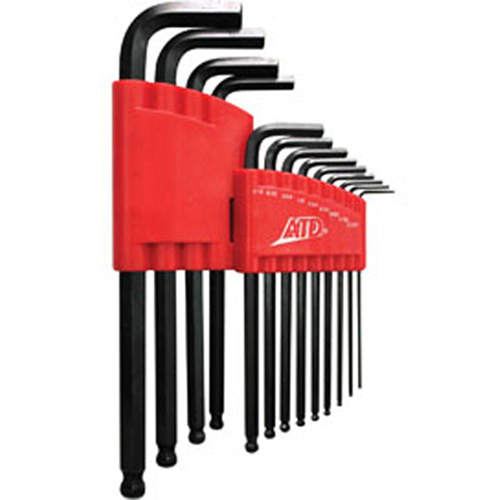 ATD 584 SAE Long Arm Ball End Hex Key Set