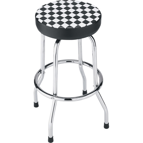 ATD 81055 Shop Stool With Checker Design