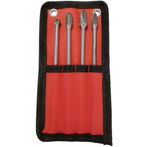 ATD 8170 6" Long Shanks Double Cut Burr Set