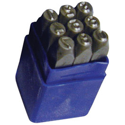 ATD 9601 9 Pc. 3/16 Inch Number Stamp Set