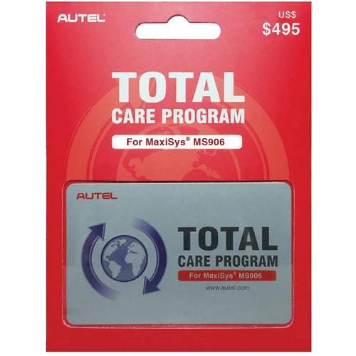 Autel AUL-MS906-1YRUPDATE Autel MS906-1YRUpdate MS906 One Year Total Care Program Card