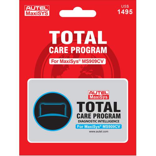 Autel AUL-MS909CV1YRUP Total Care Program 1-Year Warranty and Software Update Extension for MS909CV