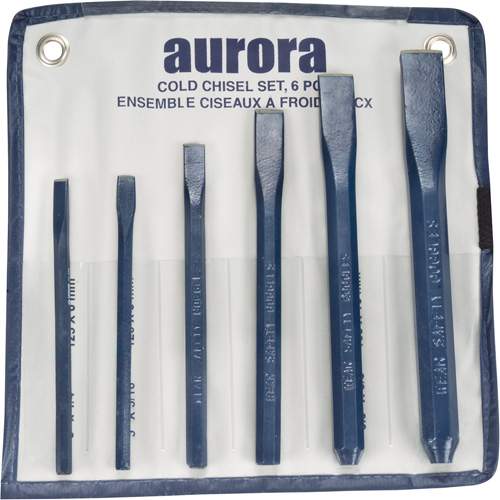 Aurora Tools TLZ420 6-Piece Cold Chisel Set