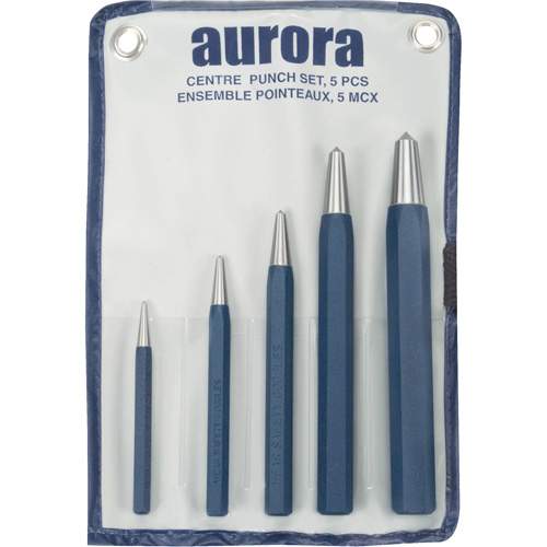 Aurora Tools TLZ423 Center Punch Set, 5 Pieces