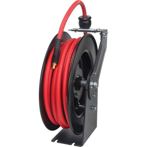 Aurora Tools UAV181 Hose Reel, Air/Water, 3/8" x 50', Single Hose, 300 psi