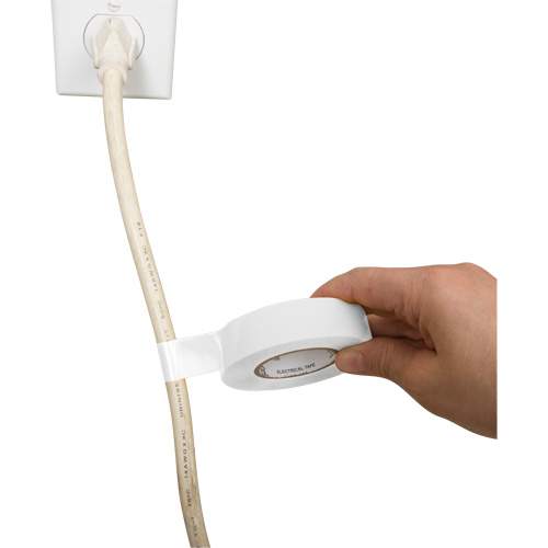 Aurora Tools XH386 Electrical Tape, 19 mm (3/4") x 18 M (60'), White, 7 mils