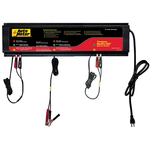 AutoMeter BUSPRO-360 Agm Optimized 3 Channel 12V Charging Station