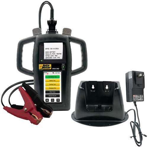 AutoMeter BVA-360KP Hand-Held Battery &amp; Electrical System Tester with Printer &amp; Charging Station