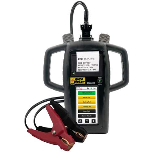 AutoMeter BVA-360P Hand-Held Battery &amp; Electrical System Tester with Printer