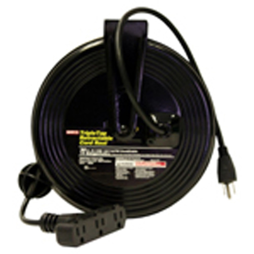 Bayco SL-801 Power Tap, 30 Foot Reel, 3 Outlets