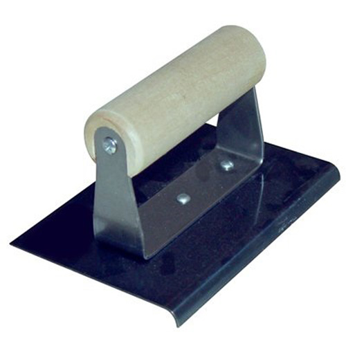 Bon 22-777-B9 Blue Steel Sidewalk Edger with Wood Handle