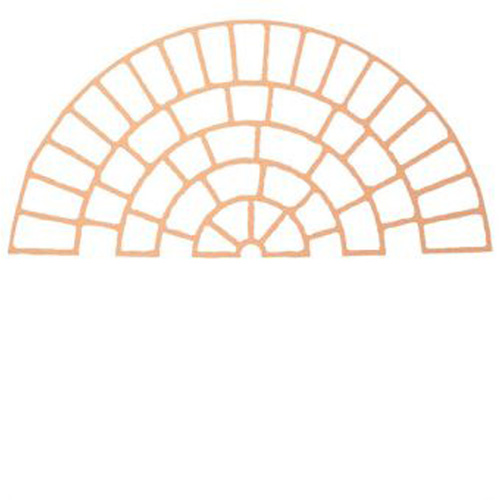 Bon 32-249-B6 Cobblestone Circle Paper Stencil