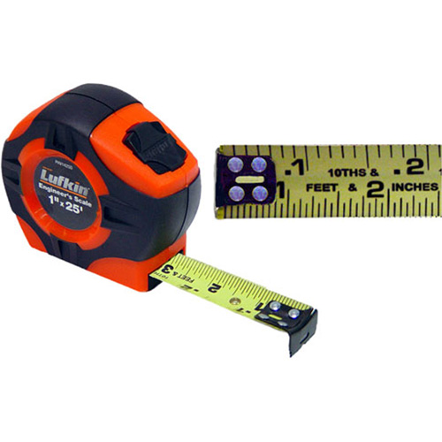 Bon 84-654-B6 Lufkin Engineer's Power Tape, High Vis Orange