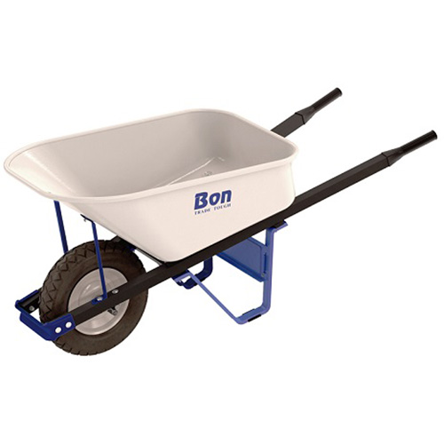 Bon 84-974-B5 Trade Tough Steel Tray Wheelbarrow