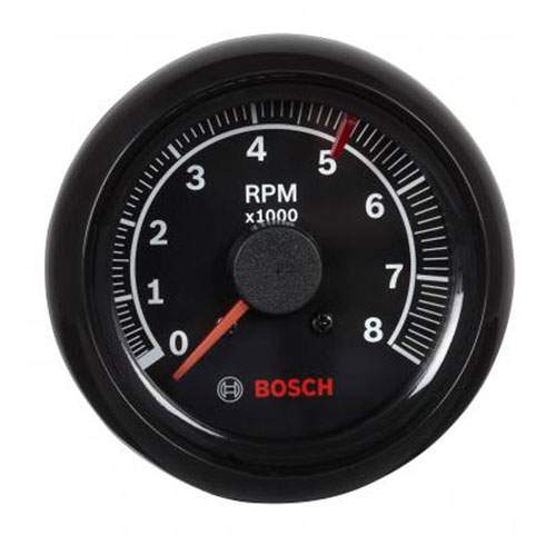 Sunpro CP7906 Tachometer, 2 5/8 Inch Super Tach Ii, Black Dial Face
