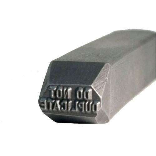 CH Hanson 26990 Do Not Duplicate Stamp - 1/16 Inch Character