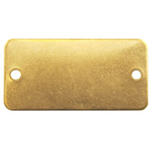 CH Hanson 41242-100 Rectangle Tag with Rounded Corners