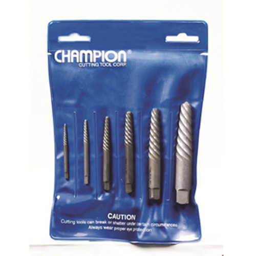 Champion Cutting X215 Straight Flute Screw Extractor Set, 15