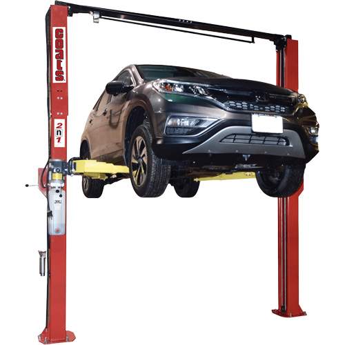 Coats 4TV21NSB1 10,000lb Red 2-Post, 102" Drive-Thru, 220V, 75"H