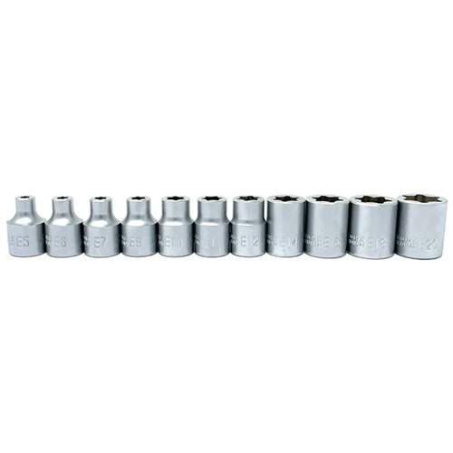 CTA 1469 11 Pc. Flat-Cut E-"Star" Socket Set