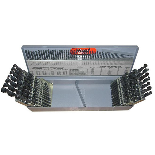 Drill America D/A115J-SP-SET HD Split Point Drill Bit Set