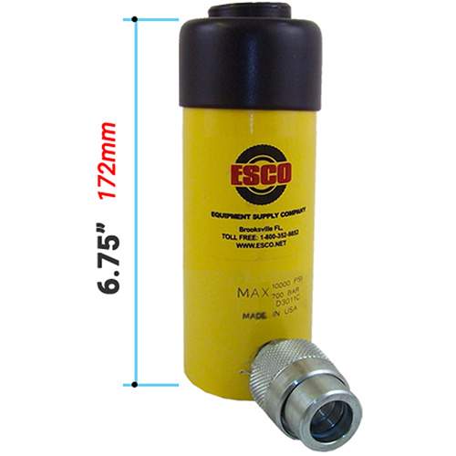 ESCO 10302 10 Ton Hydraulic Cylinder (4" Stroke)