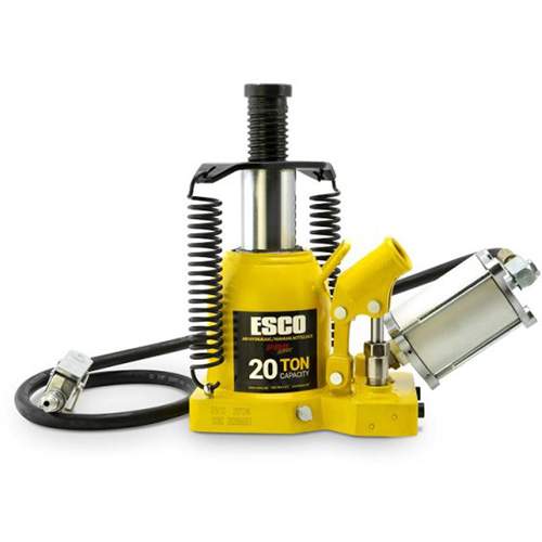 ESCO 10382 Pro Series 20 Ton "Shorty" Air Hydraulic Bottle Jack