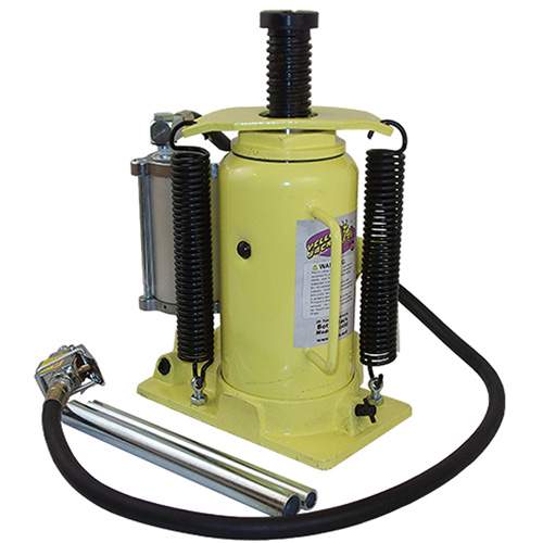 ESCO 10450 Yellow Jackit 20 Ton Air/Manual Bottle Jack (Screw On Base)