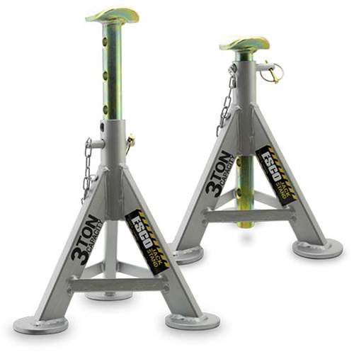 ESCO 10497-PAIR 3 Ton Performance Axle Top Post Jack Stand  Pair