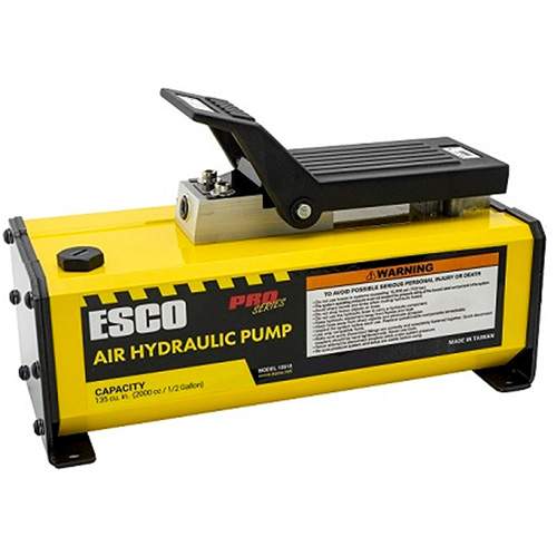 ESCO 10518 Pro Series 1/2 Gallon Air Hydraulic Pump 135 cu in.