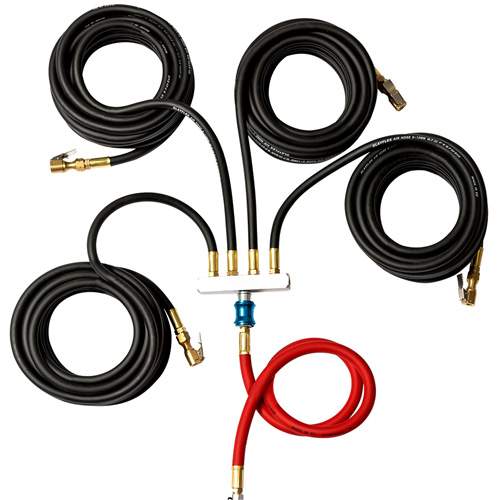 ESCO 10965-K Digital Wall Mounted Tire Inflator with Tire Inflation 4-Way Manifold System