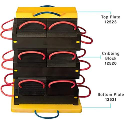 ESCO 12531 Cribbing Block System, 100 Ton Capacity - 12 Blocks - 32.5" Max Height