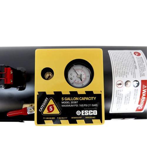 ESCO 20387 Hurricane "CAT-5" High-Force 5 Gallon Bead Seater